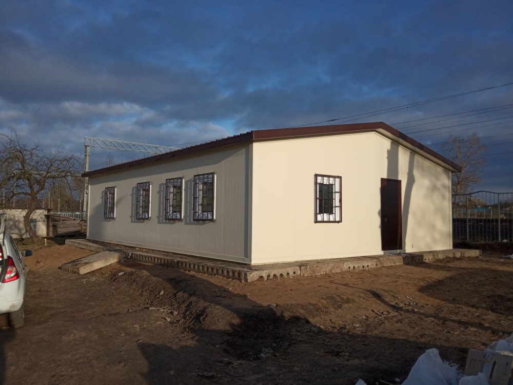 Сборно-разборное модульное здание 40000х12000х4500 мм