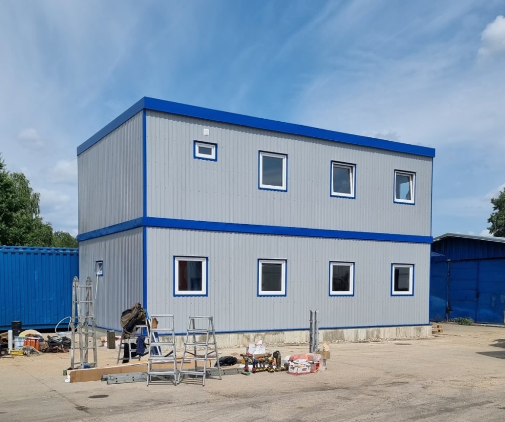 Двухэтажное модульное здание 12000х6000х5800 мм