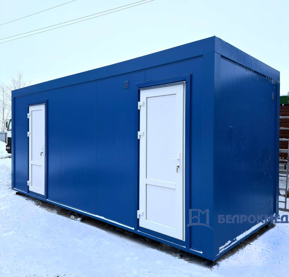 Сантехнический блок-модуль 8000х3000х2800 мм