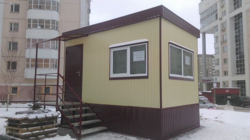 Пост дежурного 6060х2440х2900 мм