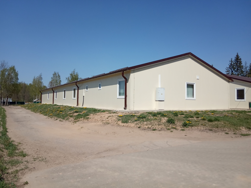 Сборно-разборное модульное здание 40000х12000х4500 мм