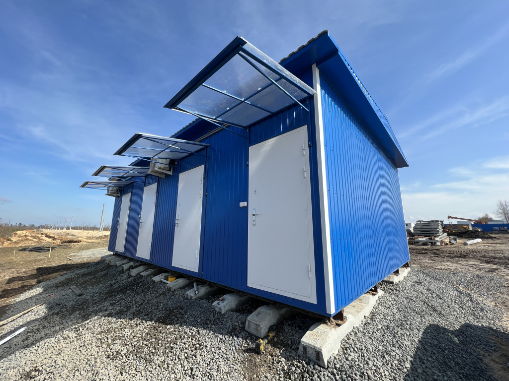 Модульное здание из блок-модулей 12000х6000х3200 мм