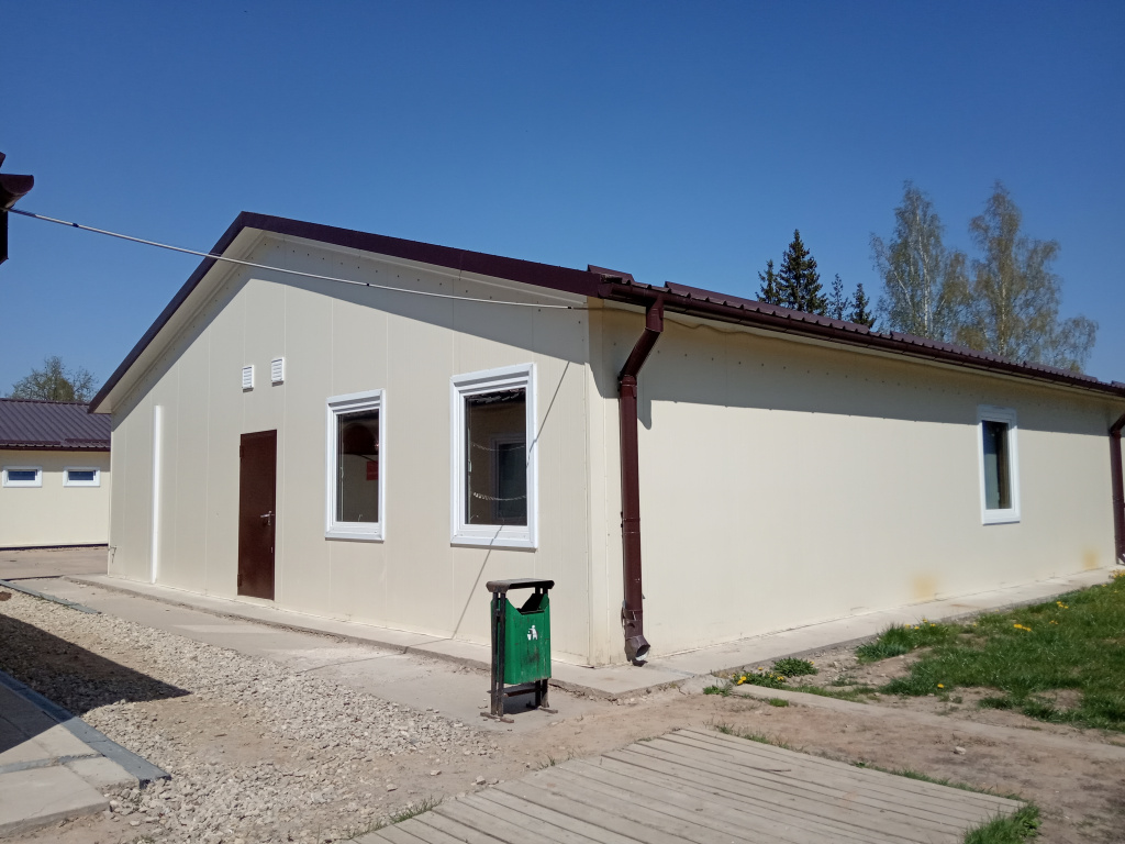 Сборно-разборное модульное здание 40000х12000х4500 мм