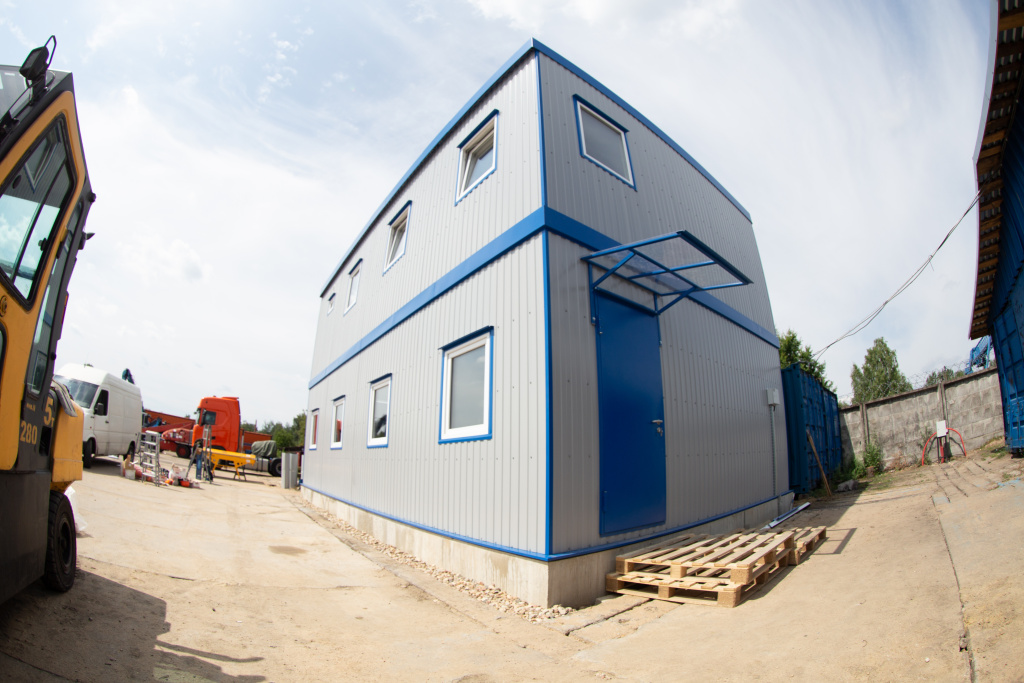 Двухэтажное модульное здание 12000х6000х5800 мм