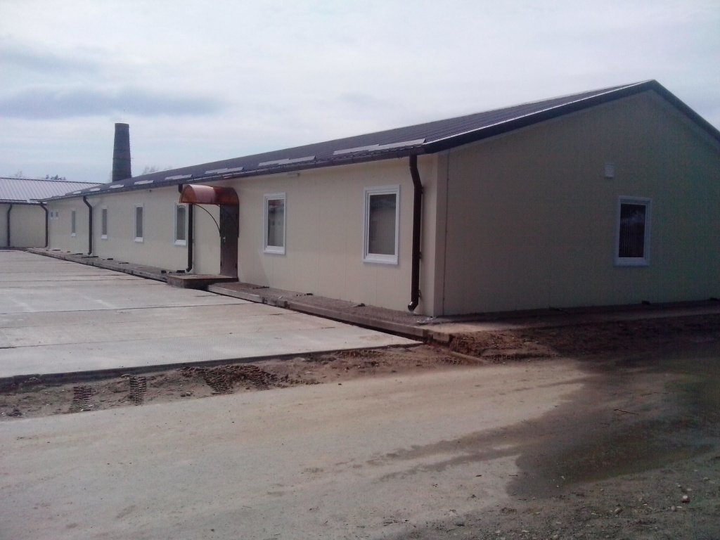 Сборно-разборное модульное здание 40000х12000х4500 мм