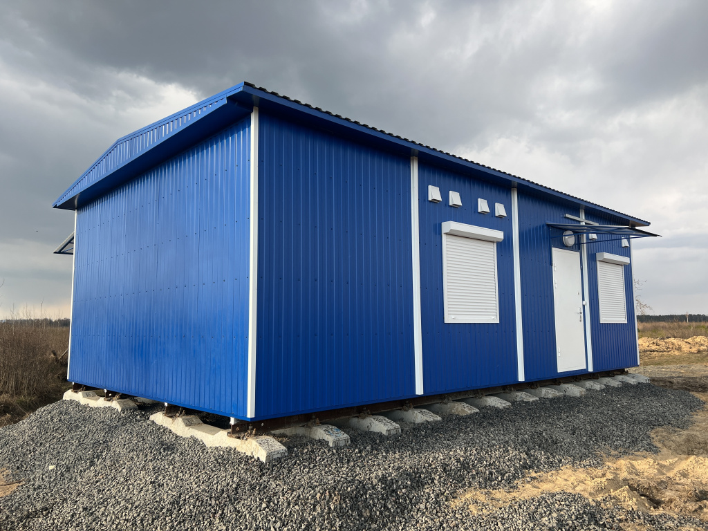 Модульное здание из блок-модулей 12000х6000х3200 мм