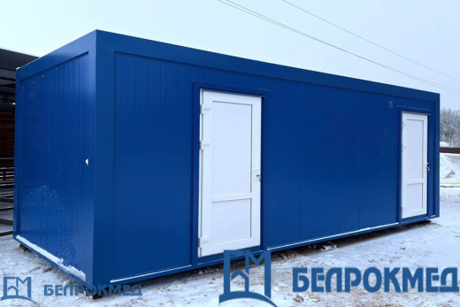 Сантехнический блок-модуль 8000х3000х2800 мм