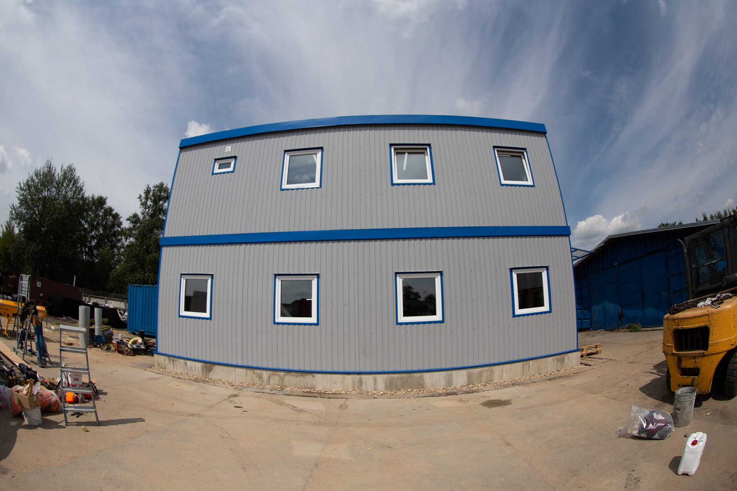 Двухэтажное модульное здание 12000х6000х5800 мм