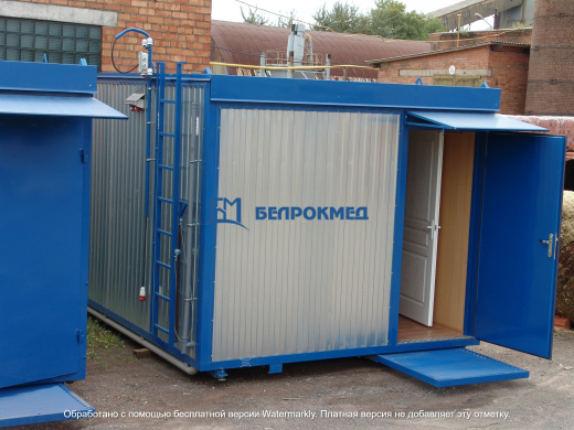 Гардеробный блок-модуль 6000х3000х2500 мм